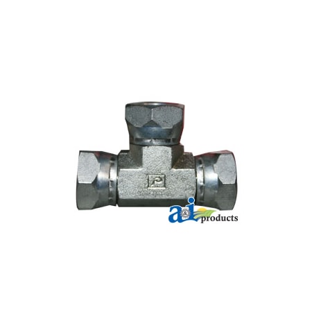 A & I Products Female NPSM Swivel to Female NPSM Swivel X Female NPSM Swivel Adapter 3.75" x4" x2.75" A-43B25